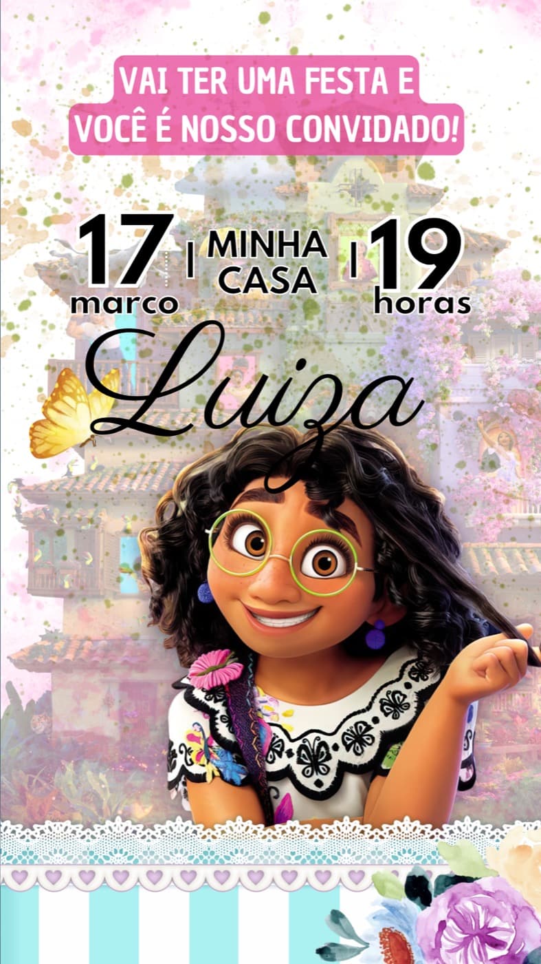 Invitation · Enfants — Anniversaire — Encanto — Michal