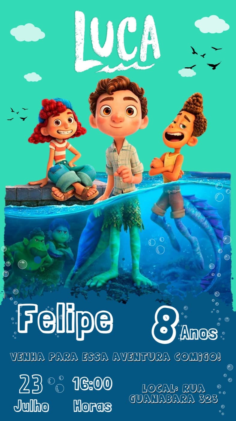 Invitation · Enfants — Anniversaire — Felipe
