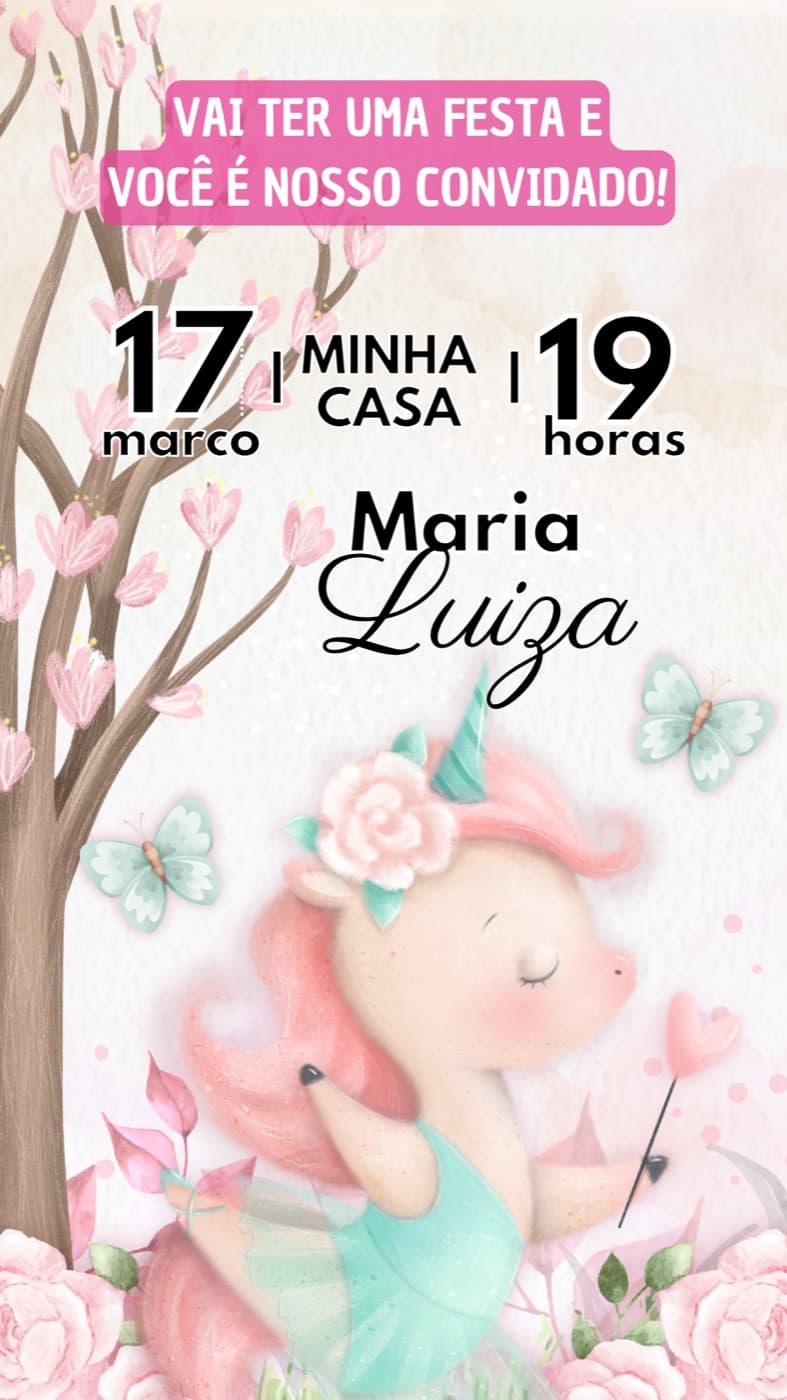 Invitation · Enfants — Anniversaire — Princesse — Tamar
