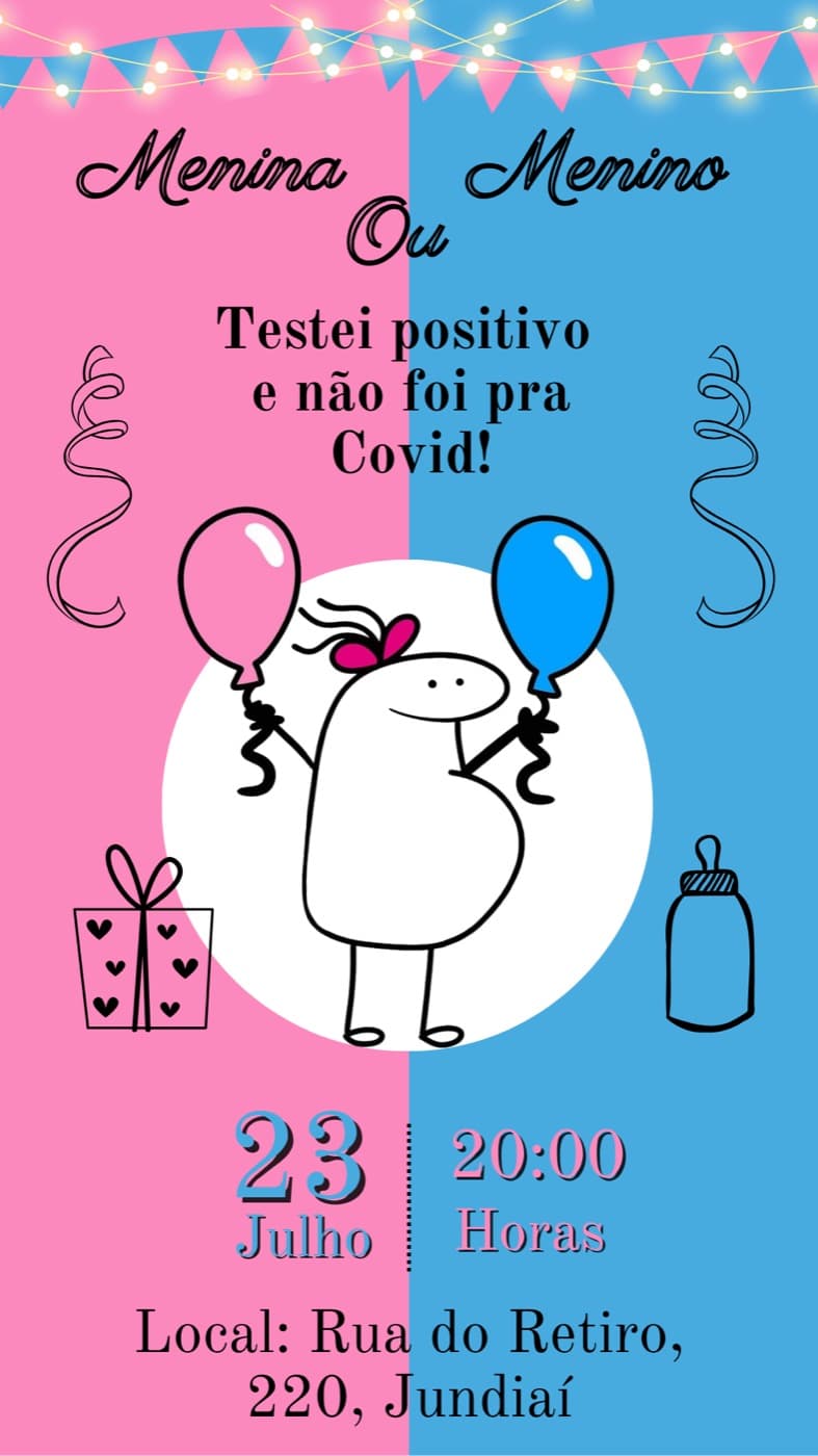 Invitation · Brit — Gender reveal — garçon ou fille ?